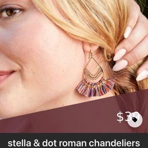 Stella $ Dot Roman Chandelier Earrings